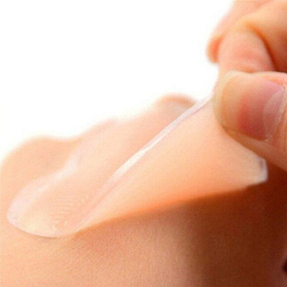 Heart Shaped Silicone Nipple Covers, Reusable, Pair - Picture 6 of 6